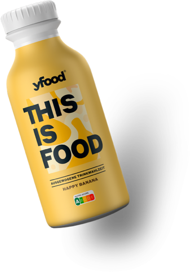 YFOOD Repas à boire Happy Banana 6 x 500 ml
